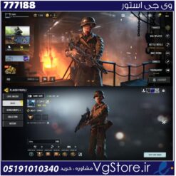 اکانت کالاف دیوتی موبایل لول 400 ریجن هند کد 777188