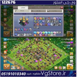 اکانت کلش اف کلنز تاون هال 14 لول 105 کد 122676