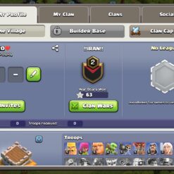اکانت کلش اف کلنز تاون هال 8 لول 46 کد 122415 - Image 2