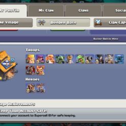اکانت کلش اف کلنز تاون هال 17 لول 213 کد 120683 - Image 4
