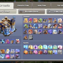 اکانت کلش اف کلنز تاون هال 18 لول 270 کد 123054 - Image 2