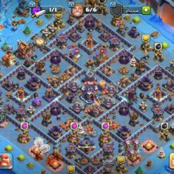 اکانت کلش اف کلنز تاون هال 15 لول 166 کد 122408 - Image 3