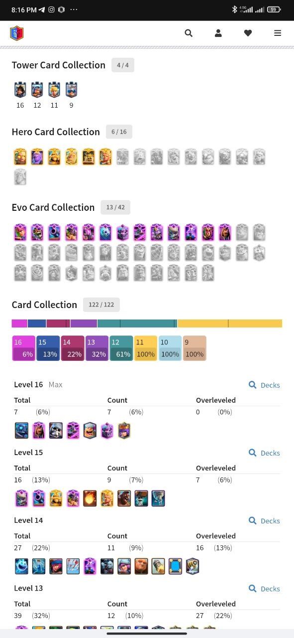 اکانت کلش رویال لول 54 کد 35071 3 اکانت کلش رویال لول 54 کد 35071 - Image 3