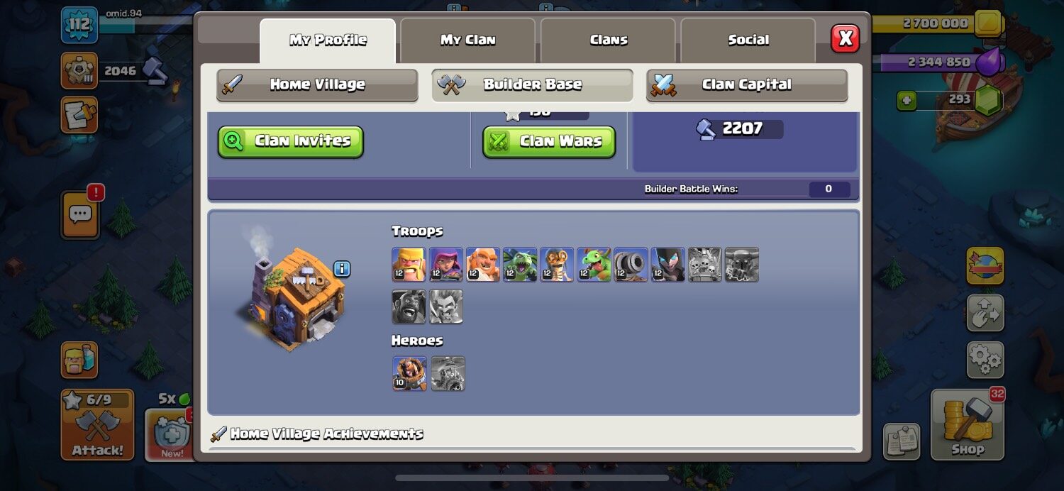 اکانت کلش اف کلنز تاون هال 13 لول 112 کد 122476 5 اکانت کلش اف کلنز تاون هال 13 لول 112 کد 122476 - Image 5