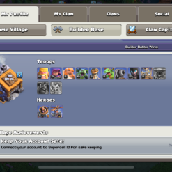 اکانت کلش اف کلنز تاون هال 14 لول 145 کد 120521 - Image 5
