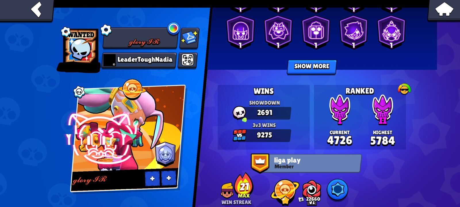 اکانت براول استارز کاپ 650031 کد 41378 2 اکانت براول استارز کاپ 650031 کد 41378 - Image 2