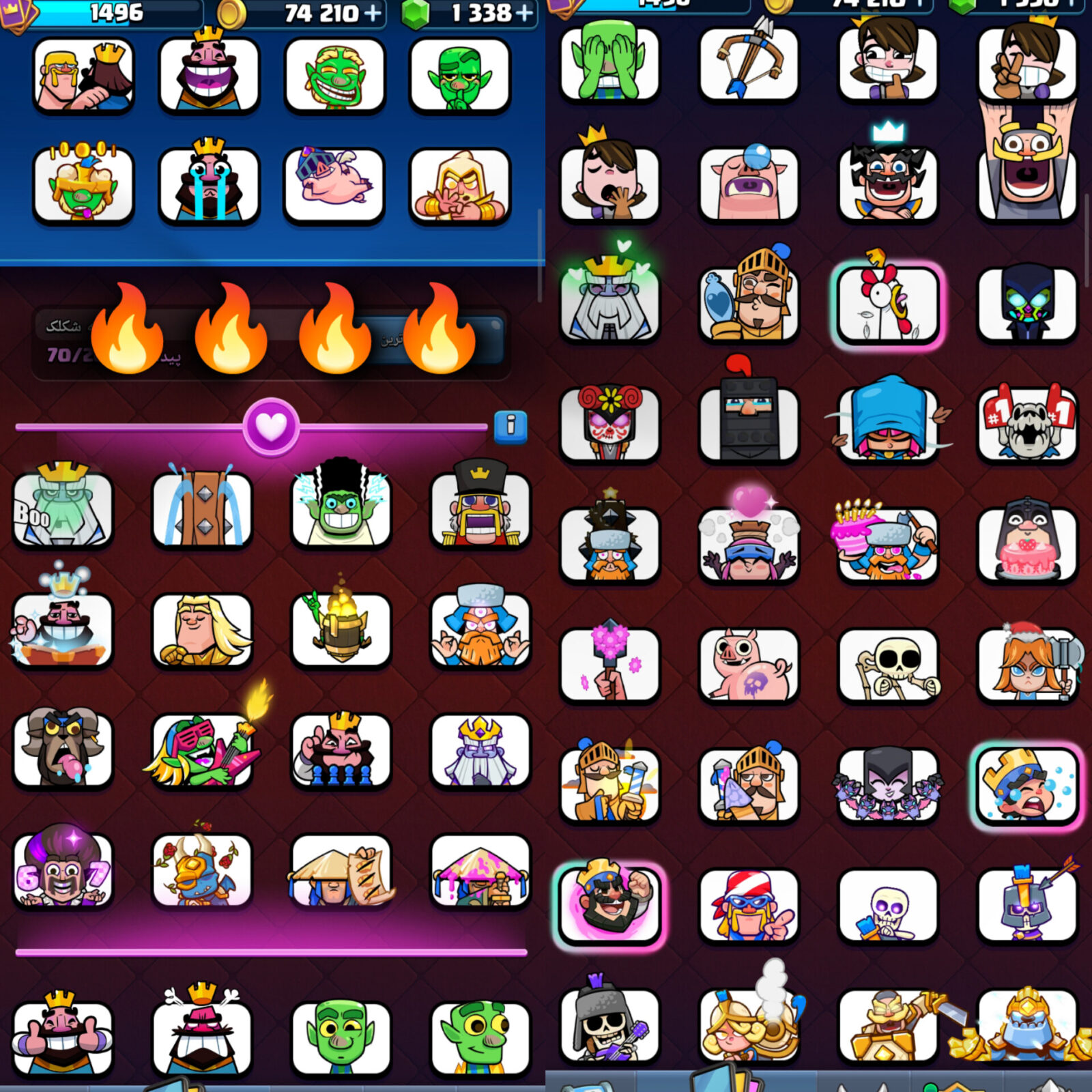 اکانت کلش رویال لول 45 کد 34272 5 اکانت کلش رویال لول 45 کد 34272 - Image 5