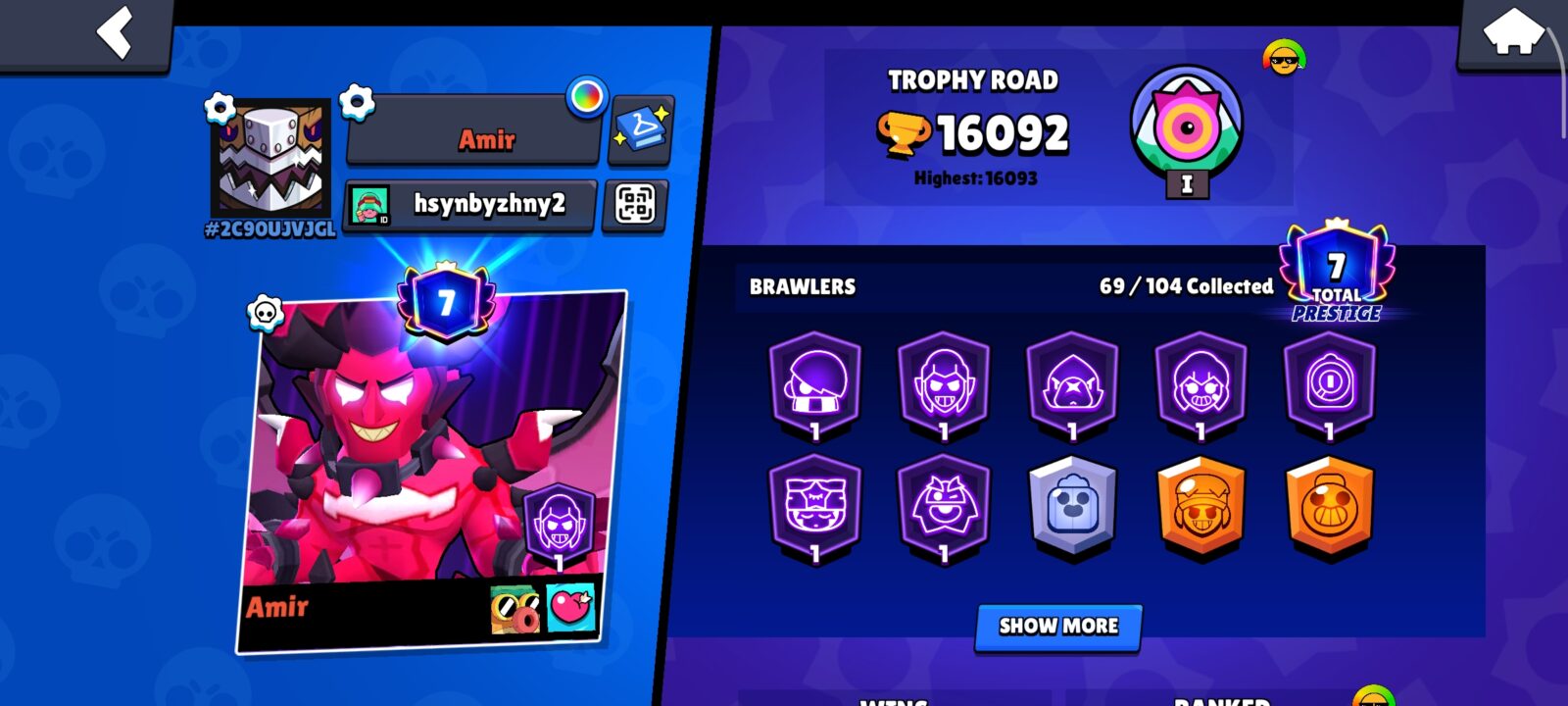 اکانت براول استارز کاپ 160000 کد 41298 2 اکانت براول استارز کاپ 160000 کد 41298 - Image 2