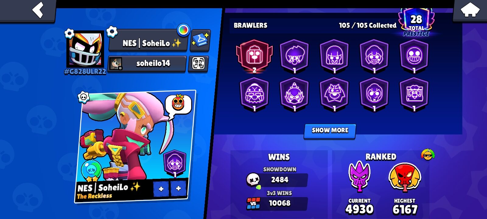 اکانت براول استارز کاپ 58600 کد 41350 2 اکانت براول استارز کاپ 58600 کد 41350 - Image 2
