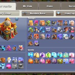 اکانت کلش اف کلنز تاون هال 16 لول 194 کد 121454 - Image 2