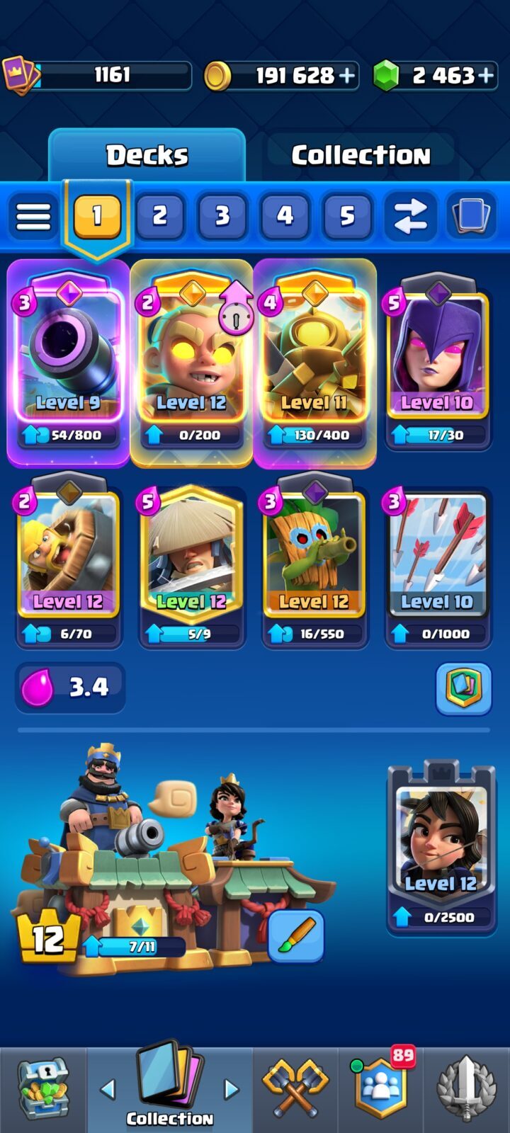 اکانت کلش رویال لول 18 کد 34789 3 اکانت کلش رویال لول 18 کد 34789 - Image 3