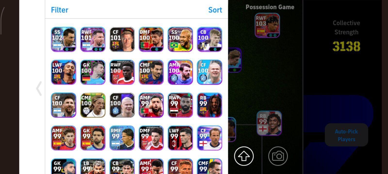 اکانت بازی efootbal mobile لول 000 کد 815791 3 اکانت بازی efootbal mobile لول 000 کد 815791 - Image 3