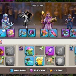 اکانت کلش اف کلنز تاون هال 15 لول 157 کد 122890 - Image 8