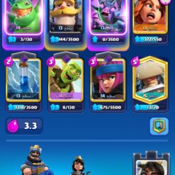 اکانت کلش رویال لول 1236 کد 35257 9 اکانت کلش رویال لول 1236 کد 35257 - Image 3