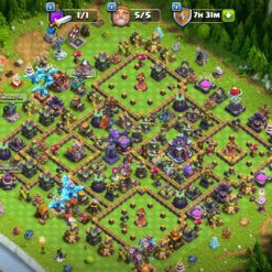 اکانت کلش اف کلنز تاون هال 15 لول 155 کد 123082 - Image 3