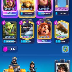 اکانت کلش رویال لول 52 کد 34362 9 اکانت کلش رویال لول 52 کد 34362 - Image 3