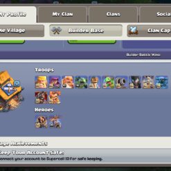 اکانت کلش اف کلنز تاون هال 18 لول 249 کد 121514 - Image 5