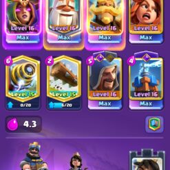 اکانت کلش رویال لول 16 کد 35043 - Image 3