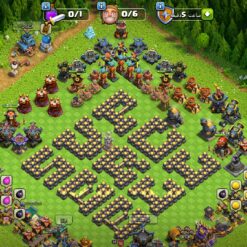 اکانت کلش اف کلنز تاون هال 17 لول 198 کد 122653 - Image 3