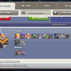 اکانت کلش اف کلنز تاون هال 18 لول 194 کد 122680 - Image 5