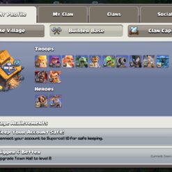 اکانت کلش اف کلنز تاون هال 17 لول 224 کد 122773 12 اکانت کلش اف کلنز تاون هال 17 لول 224 کد 122773 - Image 5