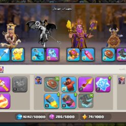 اکانت کلش اف کلنز تاون هال 18 لول 214 کد 123029 - Image 12