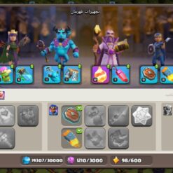اکانت کلش اف کلنز تاون هال 13 لول 107 کد 123274 - Image 8