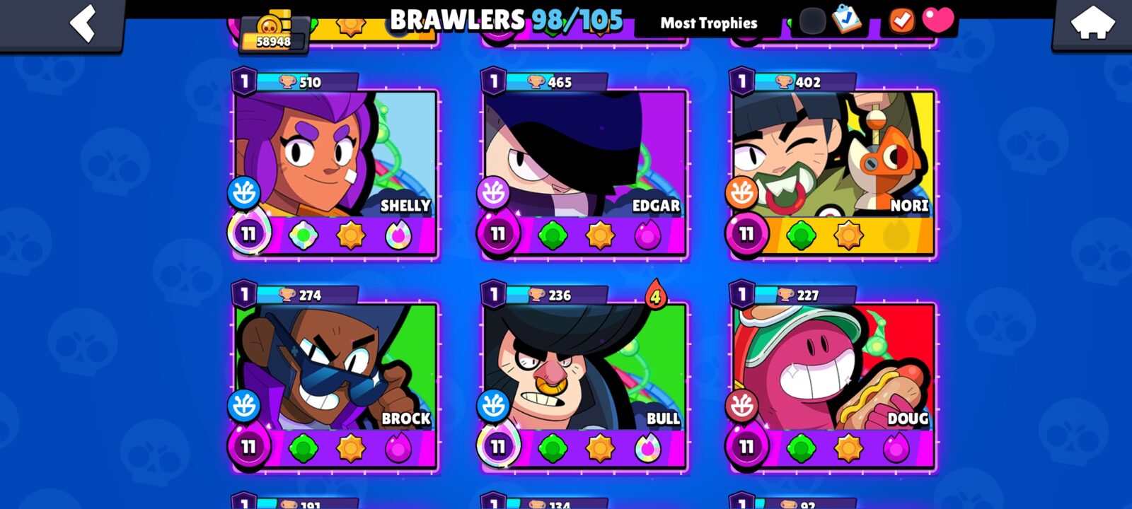 اکانت براول استارز کاپ 59000 کد 41296 3 اکانت براول استارز کاپ 59000 کد 41296 - Image 3