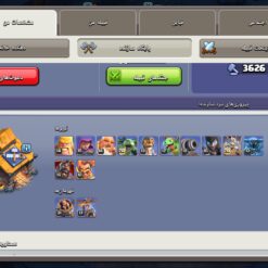 اکانت کلش اف کلنز تاون هال 18 لول 224 کد 120532 - Image 5
