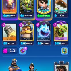 اکانت کلش رویال لول 45 کد 34641 10 اکانت کلش رویال لول 45 کد 34641 - Image 4