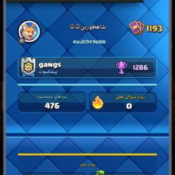 اکانت کلش رویال لول 125 کد 35111 - Image 3