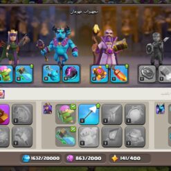 اکانت کلش اف کلنز تاون هال 11 لول 77 کد 123127 - Image 6