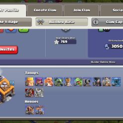 اکانت کلش اف کلنز تاون هال 13 لول 167 کد 120685 - Image 5
