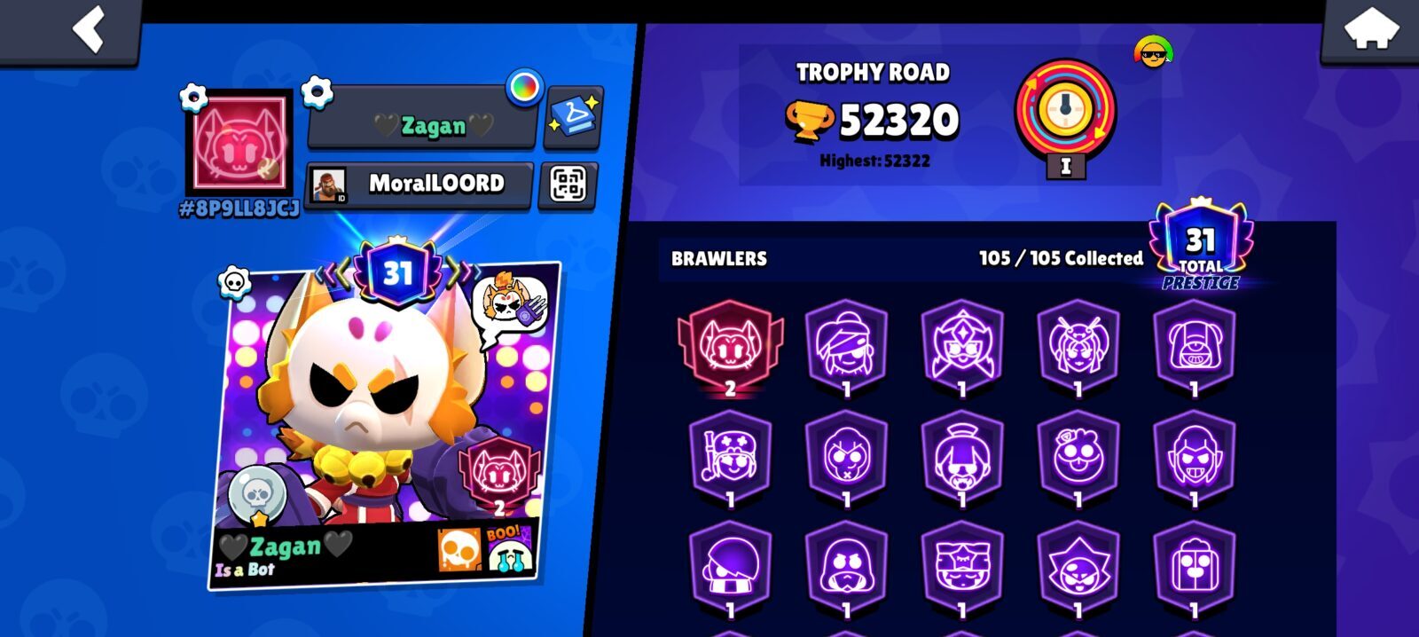 اکانت براول استارز کاپ 52000 کد 41354 2 اکانت براول استارز کاپ 52000 کد 41354 - Image 2