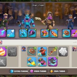 اکانت کلش اف کلنز تاون هال 16 لول 173 کد 122365 - Image 9