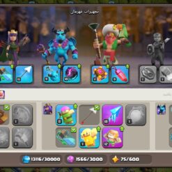 اکانت کلش اف کلنز تاون هال 12 لول 102 کد 122502 - Image 6