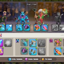 اکانت کلش اف کلنز تاون هال 12 لول 102 کد 122502 - Image 7