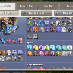 اکانت کلش اف کلنز تاون هال 18 لول 139 کد 122633 - Image 2