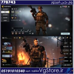 اکانت کالاف دیوتی موبایل لول 134 ریجن هند کد 778743