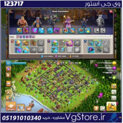 اکانت کلش اف کلنز تاون هال 15 لول 80 کد 123717