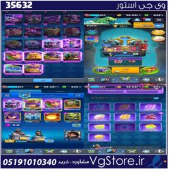 اکانت کلش رویال لول 1365 کد 35632