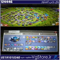 اکانت کلش اف کلنز تاون هال 13 لول 107 کد 124446