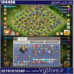 اکانت کلش اف کلنز تاون هال 14 لول 161 کد 124458