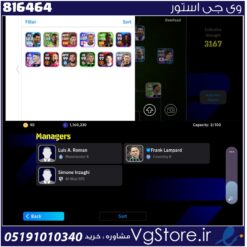 اکانت بازی ای فوتبال لول 40 کد 816464