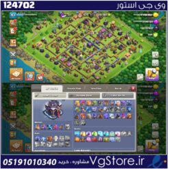 اکانت کلش اف کلنز تاون هال 15 لول 153 کد 124702
