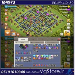 اکانت کلش اف کلنز تاون هال 14 لول 150 کد 124973