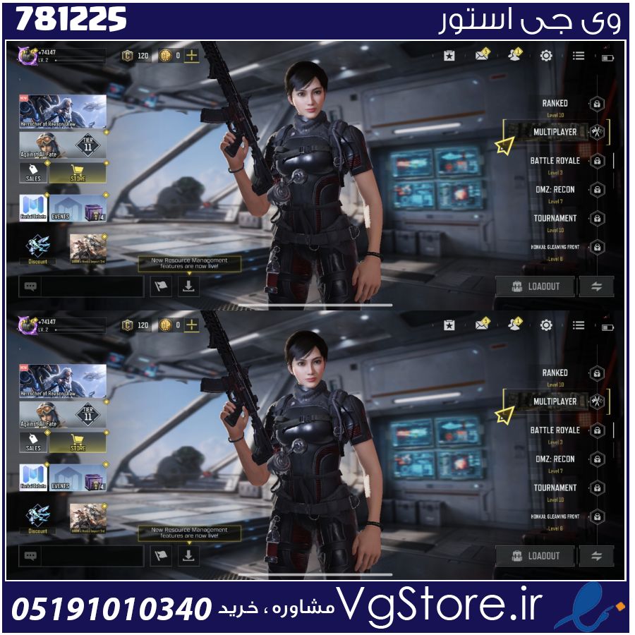 اکانت کالاف دیوتی موبایل لول 2 ریجن هند کد 781225 1 اکانت کالاف دیوتی موبایل لول 2 ریجن هند کد 781225
