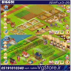 اکانت بازی Hay day لول 142 کد 816691