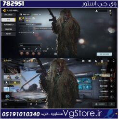 اکانت کالاف دیوتی موبایل لول 3 ریجن هند کد 782951