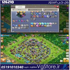 اکانت کلش اف کلنز تاون هال 14 لول 156 کد 126210